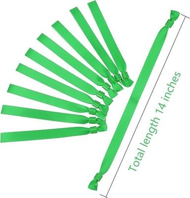 Des bracelets RFID personnalisés pour les fêtes d'événements avec matériau en tissu satiné et puce sûre