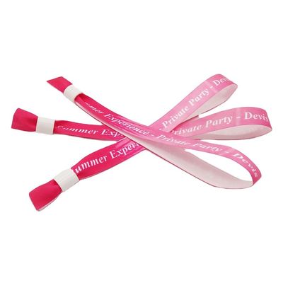 Bracelet en tissu réglable à usage unique avec pinceau en plastique bijoux Matériau principal Tissu