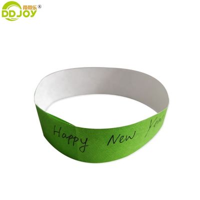 Technique unique Festival Bracelets en papier pour le parc d'attractions pour enfants Tyvek bracelets