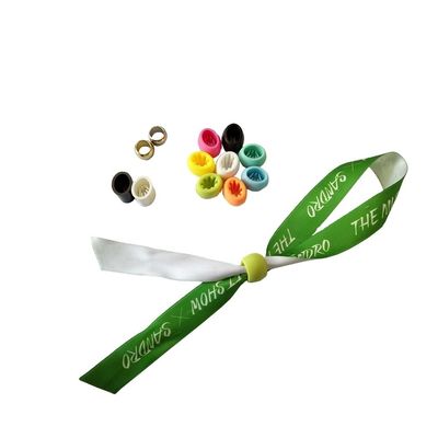 Des bracelets tissés en tissu de fixation idéaux pour les invités / vendeurs / médias / personnel lors des festivals
