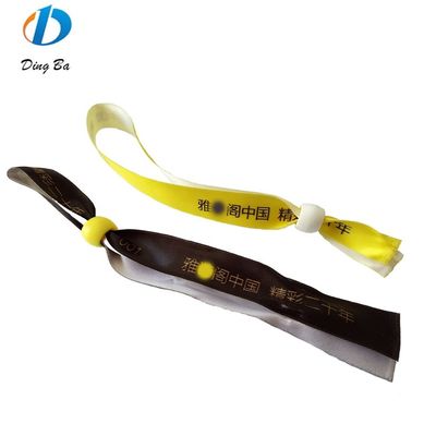 Des bracelets tissés en tissu de fixation idéaux pour les invités / vendeurs / médias / personnel lors des festivals