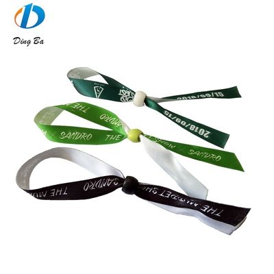 Des bracelets tissés en tissu de fixation idéaux pour les invités / vendeurs / médias / personnel lors des festivals