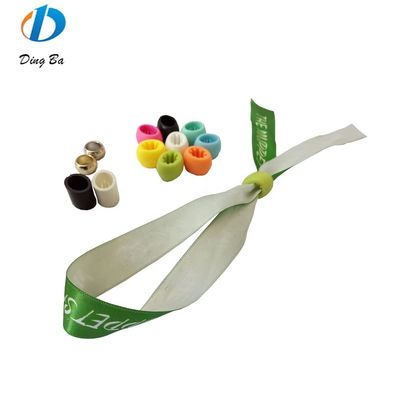 Des bracelets tissés en tissu de fixation idéaux pour les invités / vendeurs / médias / personnel lors des festivals
