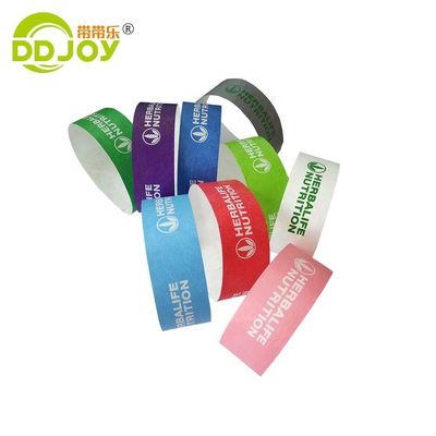 DDJOY personnalisé Tyvek Matériel Fête Unisexe 3/4 pouces Bracelets Unisexe Fête accessoire