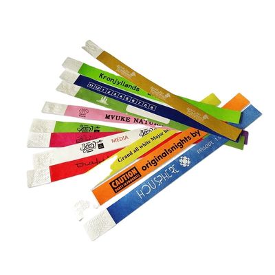 Événements personnalisés Bracelets Expédition rapide par DHL FEDEX UPS TNT EMS Dupont Paper/Tyvek