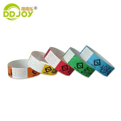 Événements personnalisés Bracelets Expédition rapide par DHL FEDEX UPS TNT EMS Dupont Paper/Tyvek