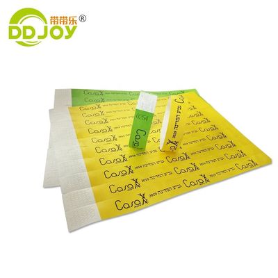 Bracelet Tyvek personnalisé pour les événements et les fêtes 250*25mm/250*19mm