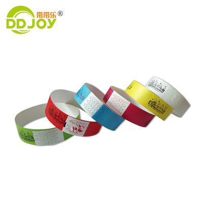 Bracelet Tyvek personnalisé pour les événements et les fêtes 250*25mm/250*19mm