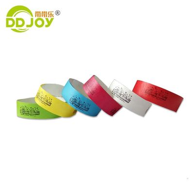 Bracelet Tyvek personnalisé pour les événements et les fêtes 250*25mm/250*19mm