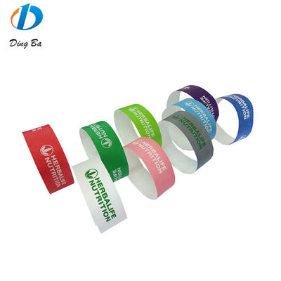 DDJOY imperméable à l'eau papier jetable Tyvek Event Bracelets 15 couleurs pour correspondre à votre thème