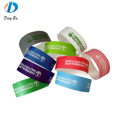 DDJOY imperméable à l'eau papier jetable Tyvek Event Bracelets 15 couleurs pour correspondre à votre thème