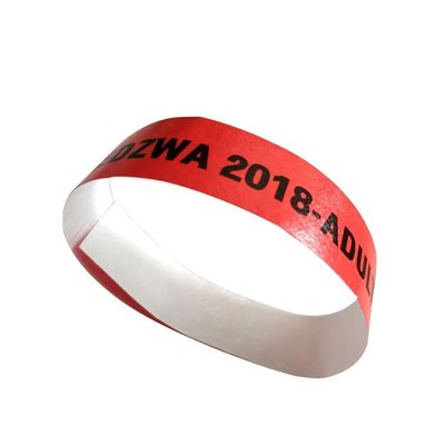 Bracelet Tyvek personnalisé pour des événements spéciaux 250*25mm/250*19mm