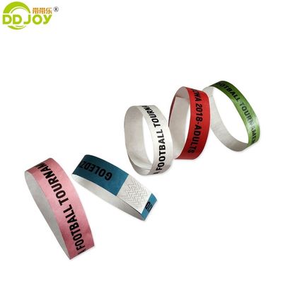 Bracelet Tyvek personnalisé pour des événements spéciaux 250*25mm/250*19mm