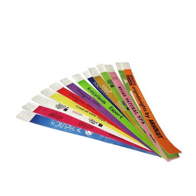 Événements et festivals Scénarios d'utilisation Bracelet Tyvek personnalisé avec code QR