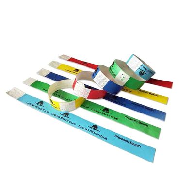 Des bracelets Tyvek violets durables pour des événements ponctuels 250*25mm/250*19mm