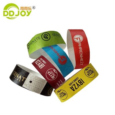 Des bracelets Tyvek violets durables pour des événements ponctuels 250*25mm/250*19mm
