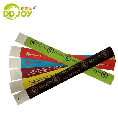 Des bracelets Tyvek violets durables pour des événements ponctuels 250*25mm/250*19mm