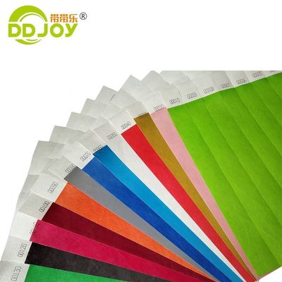 Des bracelets Tyvek violets durables pour des événements ponctuels 250*25mm/250*19mm