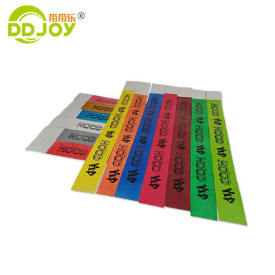 Populaire Tyvek Bracelet Logo personnalisé Bracelet de papier jetable