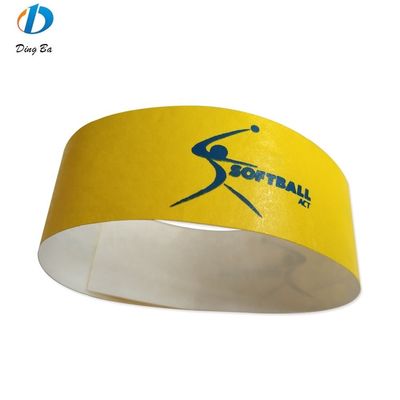 Bracelet imperméable à l'eau Tyvek personnalisé pour les événements Fête de fête et mariage OEM personnalisé